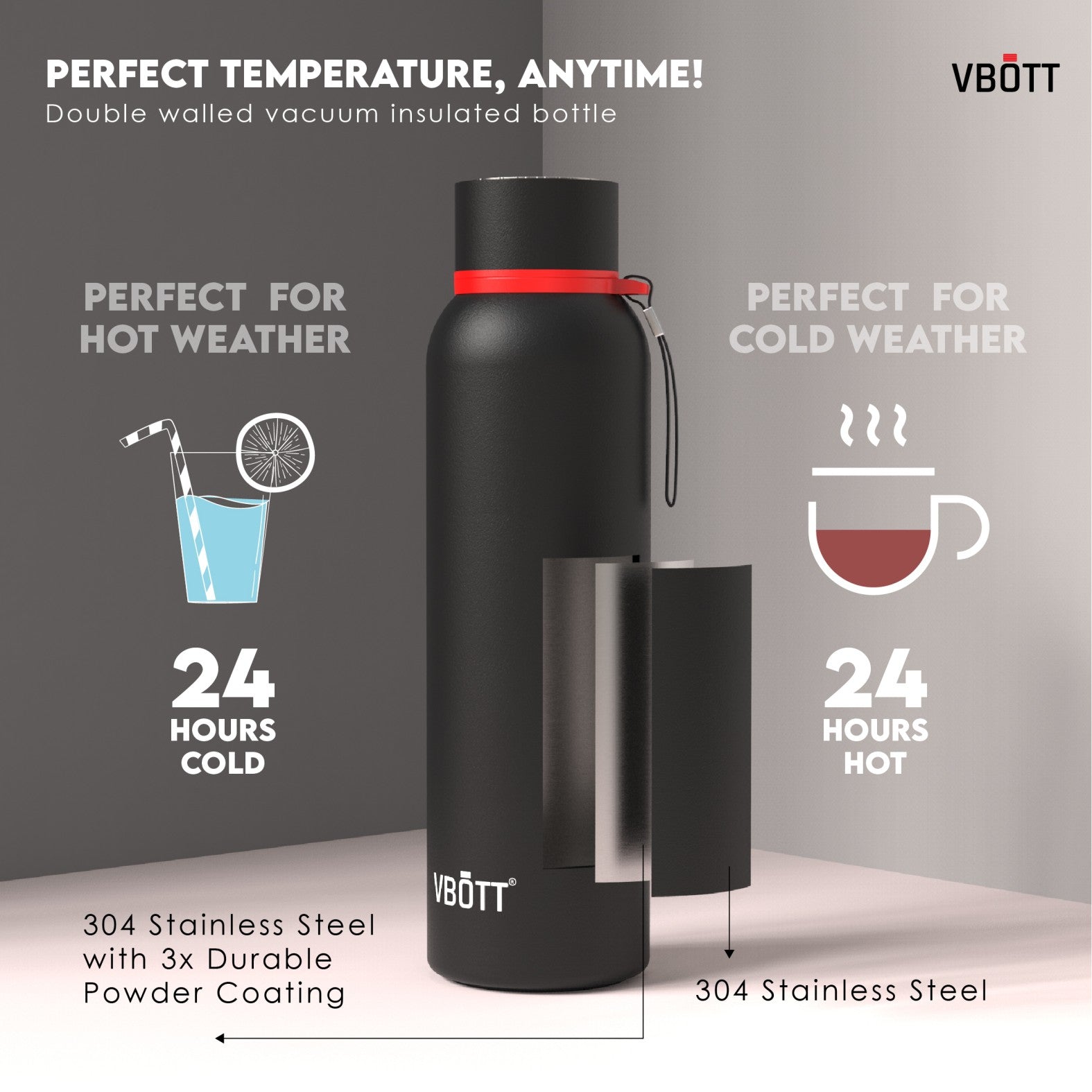 900ml Black