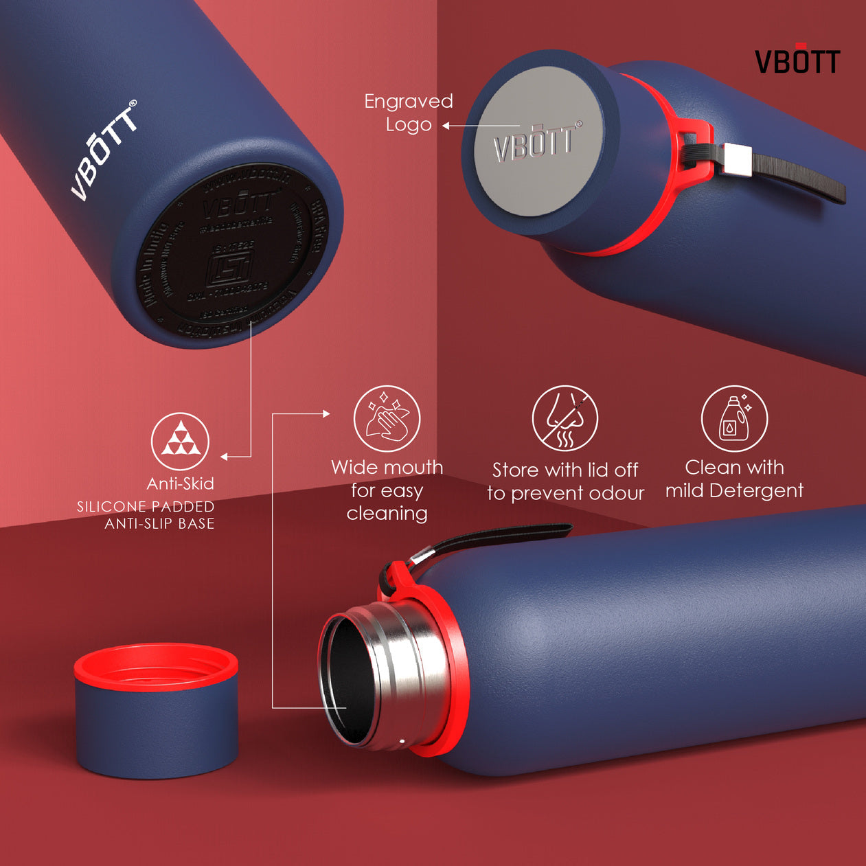 900ml Blue