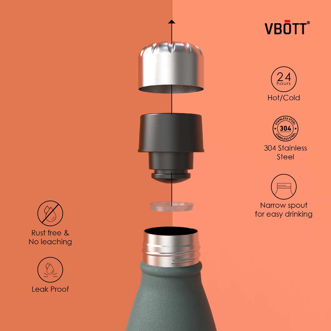 750ml Green