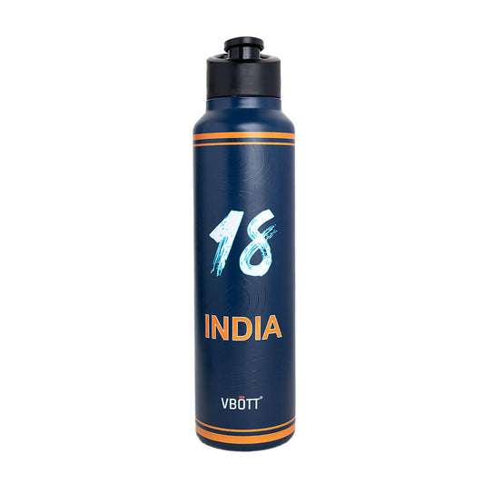 T20 World Cup 18 Printed | YOKON FLIP 1100 Stainless Steel Single Wall Water Bottle, Vbott