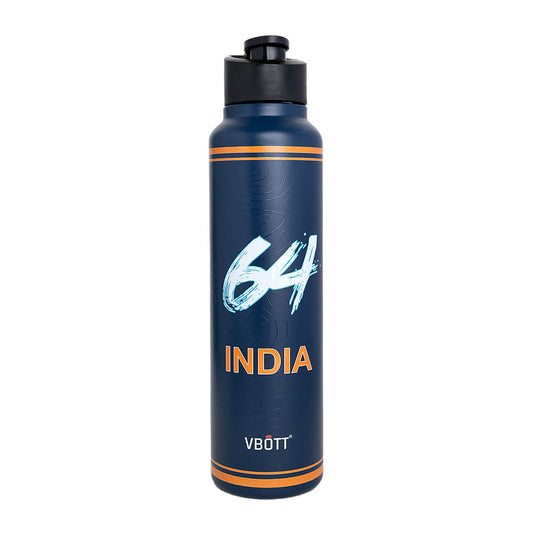 T20 World Cup 64 Printed | YOKON FLIP 1100 Stainless Steel Single Wall Water Bottle, Vbott