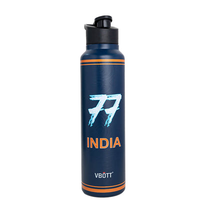 T20 World Cup 77 Printed | YOKON FLIP 1100 Stainless Steel Single Wall Water Bottle, Vbott